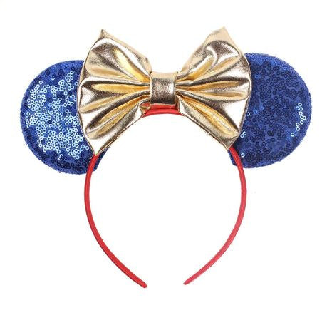 Yellow & Blue Princess Inspired Mouse Ears