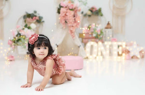TOP SELLER - Primrose Rose Gold Sequin 2 Pc Birthday Set