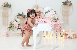 TOP SELLER - Primrose Rose Gold Sequin 2 Pc Birthday Set