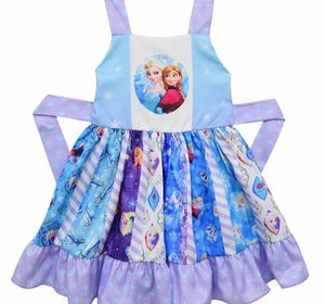 Frozen Sisters Twirl Spin Dress