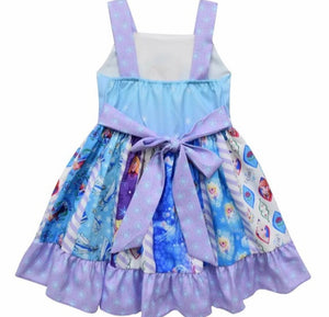 Frozen Sisters Twirl Spin Dress