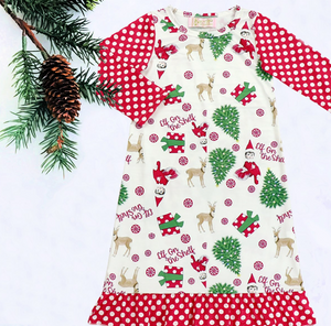 Elf on the shelf Girls Christmas Nightgowns Pajamas