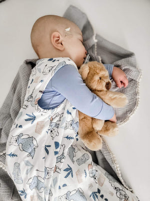 Infant GIrls & Boys Lined Sleep Bags - Pooh Bear - TOG Rating 1.25