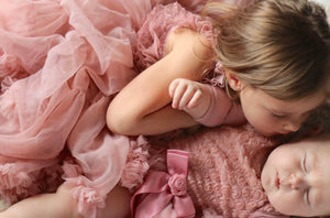 Kryssi Kouture Exclusive Girls Dusty Rose Spencer Tulle Twirl Dress