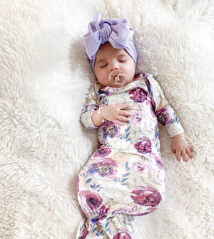 Rose Bloom Sleep Gown/Bag2 Pc Set