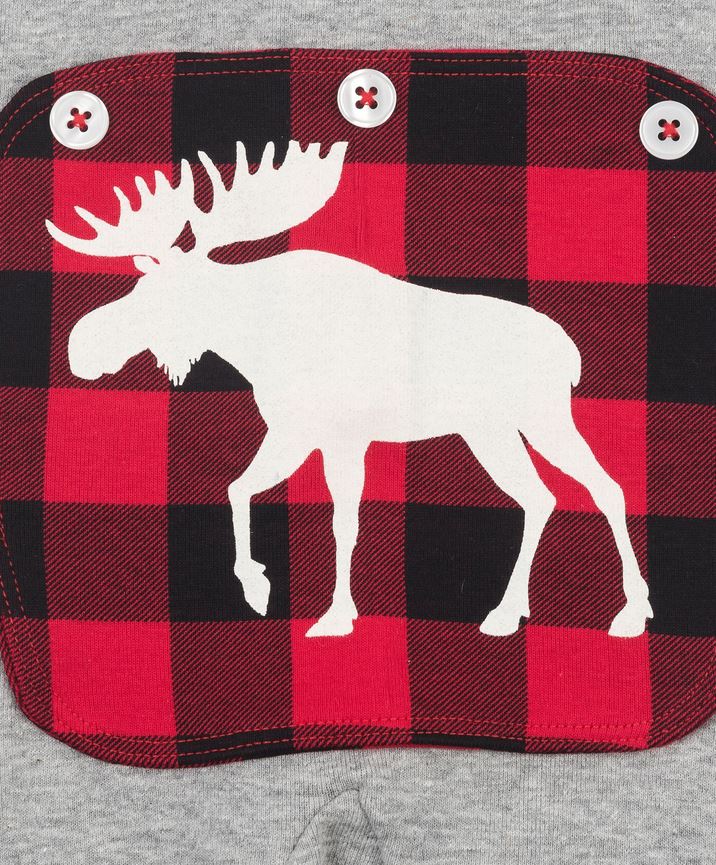 Moose It Up Buffalo Plaid Family Matching PJS - Christmas PJS - Hatley PJS, Christmas - Ruffles & Bowties Bowtique